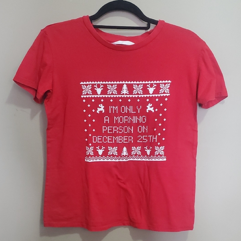 Bluenotes Vibrant Red Tee Size XS
